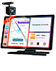 9'' USB-C Interface for CarPlay and Android Auto with Front + Rear Camera Recording (Only Ground Shipping)