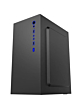 Custom Tower PC Case with Large Cooling Fan (BLACK) (300*165*380MM) (Only Ground Shipping)