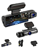 Slim Design Full HD Dash Cam with (1540 mAh) Battery (1280*720P / 30FPS) (Front / In-Cabin) (Only Ground Shipping)