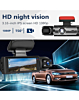Slim Design Full HD Dash Cam with (1540 mAh) Battery (1280*720P / 30FPS) (Front / In-Cabin) (Only Ground Shipping)