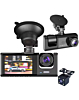 Wide Angle Full HD Dash Cam with (1800 mAh) Battery (1280*720P / 30FPS) (Front / In-Cabin / Tail Camera) (Only Ground Shipping)