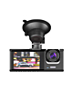 Wide Angle Full HD Dash Cam with (1800 mAh) Battery (1280*720P / 30FPS) (Front / In-Cabin / Tail Camera) (Only Ground Shipping)