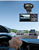 Wide Angle Full HD Dash Cam with (1800 mAh) Battery (1280*720P / 30FPS) (Front / In-Cabin / Tail Camera) (Only Ground Shipping)