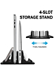 Aluminum Vertical Laptop Stand for Laptops / Tablets / Smartphones (BLACK) (Only Ground Shipping)
