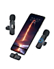 Lavelier Microphone with Built-In Battery Receiver for Vlogging (USB-C)