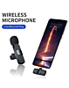 Lavelier Microphone with Built-In Battery Receiver for Vlogging (USB-C)