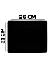 Black Locked-Edge Mouse Pad (26x21cm) (2mm Thickness) (Only Ground Shipping)