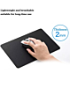 Black Locked-Edge Mouse Pad (26x21cm) (2mm Thickness) (Only Ground Shipping)
