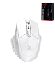 Bluetooth + 2.4G 6 Button  Low-Latency Wireless Mouse (WHITE) (Only Ground Shipping)