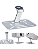 Carbon Steel Heavy-Duty Projector Stand with Coldshoe Connector (Only Ground Shipping)