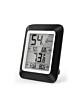 Electronic Digital Thermometer and Hygrometer Clock (BLACK) (Only Ground Shipping)