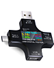 USB Cable Tester - Voltmeter with USB-C Fast Charge Chip Detection (Only Ground Shipping)