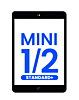 Standard+ iPad Mini 1 / Mini 2 Digitizer Assembly (BLACK) (Home Button and IC Chip Pre-Installed)