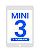 Standard+ iPad Mini 3 Digitizer Assembly w / IC Chip Connector (WHITE)