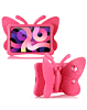 Butterfly Shockproof Kids Case - HOT PINK for iPad Mini 6 / 7 (A17 Pro) (Only Ground Shipping)