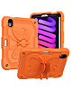 Protective Butterfly Stand Desing Case - ORANGE for iPad Mini 6 / 7 (A17 Pro) (Only Ground Shipping)