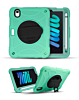 Hand Adjustable Heavy Duty Case with Shoulder Strap - TEAL for iPad Mini 6 / 7 (A17 Pro) (Only Ground Shipping)