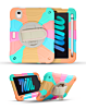 Hand Adjustable Heavy Duty Case with Shoulder Strap - RAINBOW for iPad Mini 6 / 7 (A17 Pro) (Only Ground Shipping)