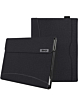 EVO Elegant Fabric Covered Business Portfolio Protective Case with Pen Holder for Microsof Surface Pro 9 / 10 / 11 (BLACK) (Only Ground Shipping)