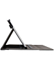 EVO Elegant Fabric Covered Business Portfolio Protective Case with Pen Holder for Microsof Surface Pro 9 / 10 / 11 (GRAY / BLUE) (Only Ground Shipping)