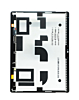 LCD Assembly without Frame for Microsoft Surface Pro 10 / Pro 11 13" (BLACK) (Premium)