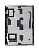LCD Assembly without Frame for Microsoft Surface Pro 9 (BLACK) (WiFi Version) (Premium)