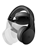 Motorola XT500+ Over Ear Wireless Headphones with Microphone (BLACK) (Only Ground Shipping)
