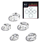 M.Y Camera Protective Cover for Androi Series Fully Compatible (5 Pcs / Set)