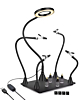 Magnetic Helping Hands Soldering Station 3X Magnifying Lamp Large Base (Only Ground Shipping)