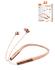 LDNIO N01 High Quality Neckband Headphones 5.3 Wireless (500 mAh) (PINK / GOLD) (Only Ground Shipping)
