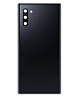 Back Glass with Camera Lens and Adhesive for Galaxy Note 10 (NO LOGO) (AURA BLACK)