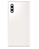 Back Glass with Camera Lens and Adhesive for Galaxy Note 10 (NO LOGO) (AURA WHITE)