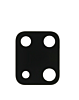 Buy the Back Camera Lens with Adhesive for Galaxy Note 10 Lite, glass only, in Black.
