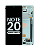 Grab the wholesale deals on the OLED assembly with frame for Galaxy Note 20 N980 and N981 in Mystic Green, service pack.
