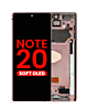 Buy the OLED assembly with frame for Galaxy Note 20 N980 and N981 in Mystic Bronze, aftermarket OLED.
