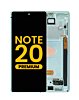 Purchase the premium OLED assembly with frame for Galaxy Note 20 N980 and N981 in Mystic Green.
