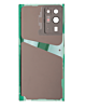 Back Glass with Camera Lens and Adhesive for Galaxy Note 20 Ultra (NO LOGO) (MYSTIC WHITE)