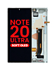 Shop the OLED assembly with frame for Galaxy Note 20 Ultra N985 and N986 in Mystic White, aftermarket OLED.
