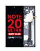 OLED Assembly with Frame for Galaxy Note 20 Ultra (N985/N986) (MYSTIC BLACK) (Aftermarket Plus Soft Oled / 120Hz)