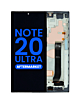 Order the LCD assembly with frame for Galaxy Note 20 Ultra N985 and N986 in Mystic Black, aftermarket Incell, does not support fingerprint.
