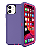 Heavy Duty Case for iPhone 12 / 12 Pro (DARK PURPLE & HOT PINK) (Only Ground Shipping)