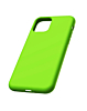 Soft Solid Silicone Case (Full Buttom Cover) - NEON GREEN for iPhone 12 / 12 Pro (Only Ground Shipping)