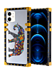 Square Case with Mirror Design - Style 2 for iPhone 12 / 12 Pro (Only Ground Shipping)