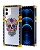 Square Case with Mirror Design - Style 3 for iPhone 12 / 12 Pro (Only Ground Shipping)