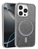 Wireless Charging Bling Diamond Crystal Case - SILVER for iPhone 12 / 12 Pro (Only Ground Shipping)