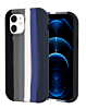 Dual Layer Serrated Case - RAINBOW BLACK for iPhone 12 / 12 Pro (Only Ground Shipping)