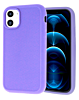 Dual Layer Serrated Case - PURPLE for iPhone 12 / 12 Pro (Only Ground Shipping)