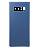 Order the Back Glass with Camera Lens and Adhesive for Galaxy Note 8 in Deep Sea Blue, no logo.