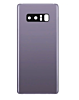 Grab wholesale deals on the Back Glass with Camera Lens and Adhesive for Galaxy Note 8 in Orchid Gray, no logo.