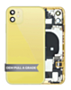 Back Housing Frame with Charging Port Flex & Small Parts for iPhone 11 (YELLOW) (OEM Pull A Grade)